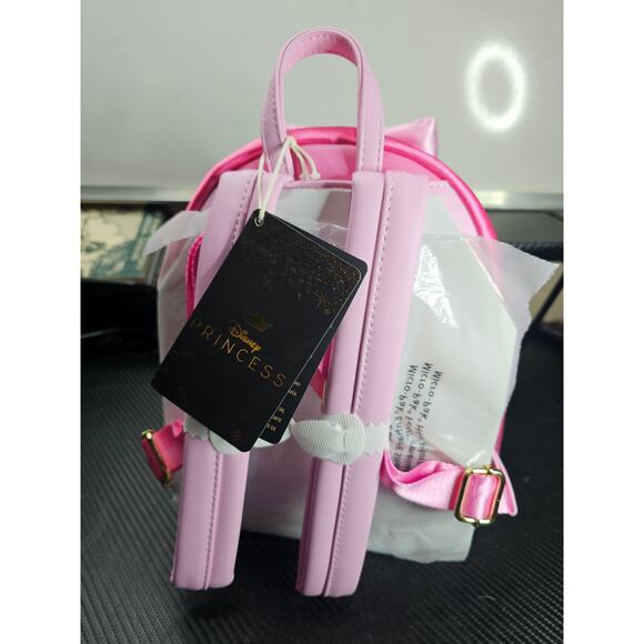 NWT Loungefly Disney Cinderella Pink Dress 75th Anniversary Backpack - Picture 3 of 9